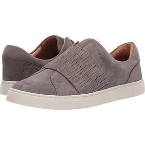 Frye Ivy Gore Sneakers Suede Chelsea Arch Support Slip On Low Top Dark Ash 9.5